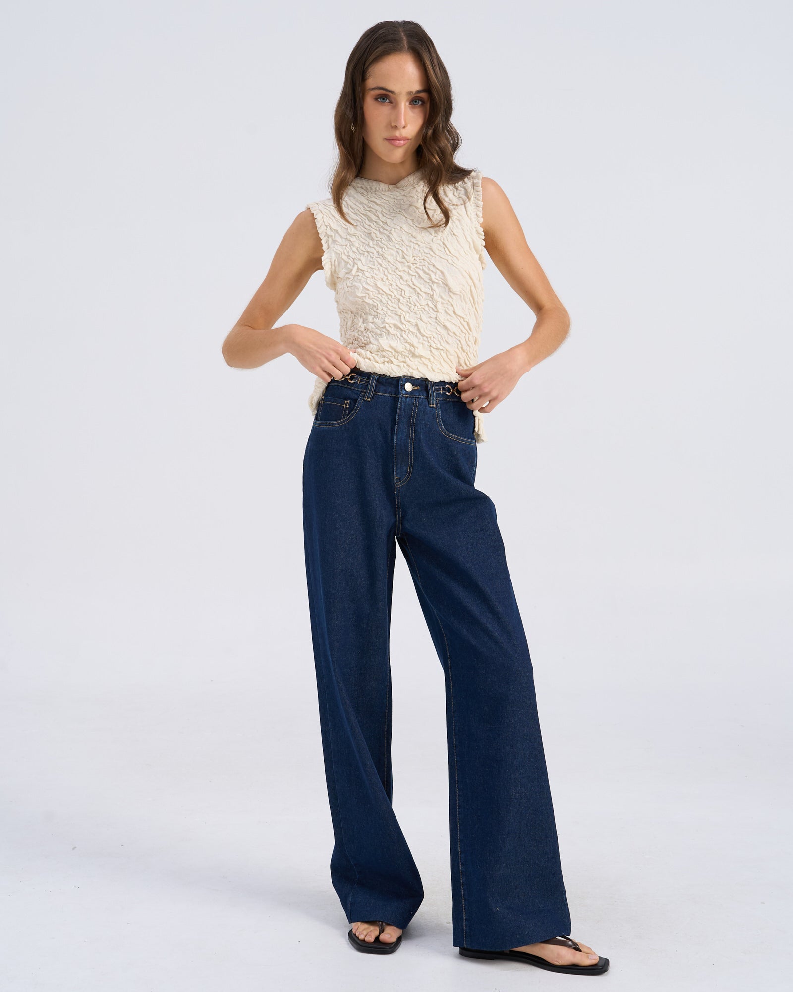 VMKATHY WIDE BELT JEANS